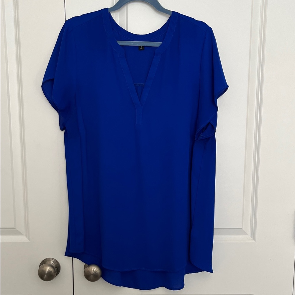 Torrid Women's Blue V-Neck Top